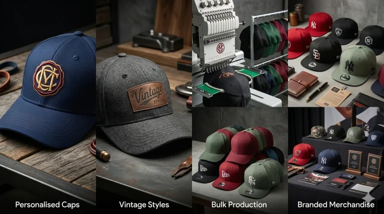 embroidered caps