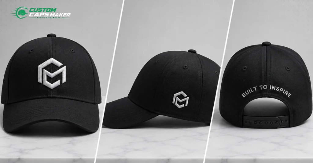 Front vs Side vs Back Cap Embroidery
