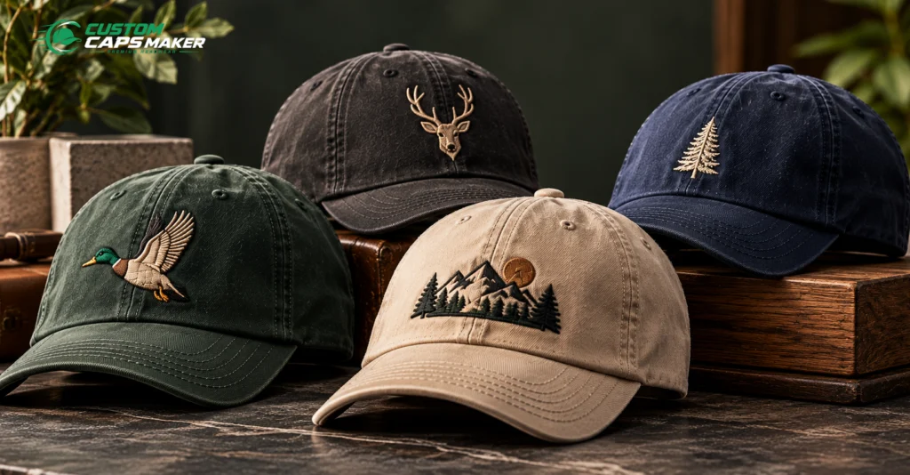 Custom dad caps
